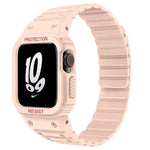 xDfind Magnetic Silicone Watch Band with Integrated Watch Cover, For Apple Watch 42 / 44 / 45mm, For Apple Watch Series 10 / 11 46mm, For Apple Watch Series 10 / 11 42mm, For Apple Watch Ultra 3 / 2 / 1 49mm, For Apple Watch 38 / 41mm