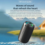 Zealot M2 8W Portable Outdoor RGB Bluetooth Speaker, with 2pcs Microphones, with 1pc Microphone