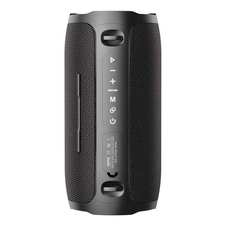 Zealot S76 50W Portable Outdoor RGB Bluetooth Speaker, with 2pcs Microphones, with 1pc Microphone, without Microphone