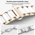 xDfind Ceramic Stainless Steel Watch Band, For Huawei Watch GT 6 41mm / GT 5 Pro 42mm