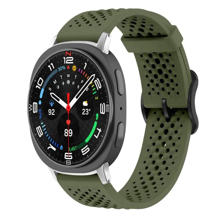xDfind Breathable Silicone Watch Band, For Samsung Galaxy Watch Ultra / Ultra 2025, For Samsung Galaxy Watch8 / 8 Classic, For Samsung Galaxy Watch 7 / 6 / 5 / FE