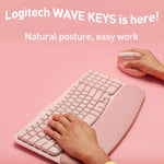 Logitech WAVE KEYS Wireless Ergonomic Keyboard