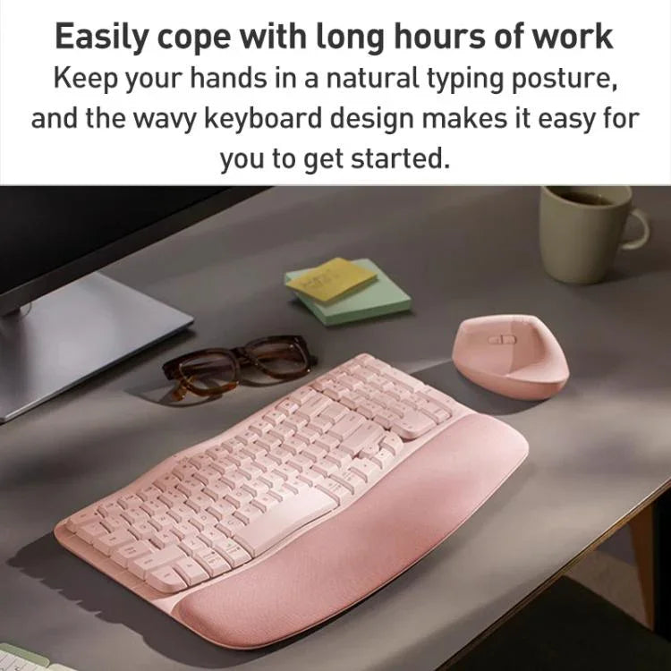 Logitech WAVE KEYS Wireless Ergonomic Keyboard