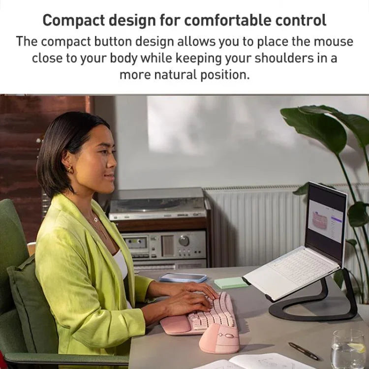 Logitech WAVE KEYS Wireless Ergonomic Keyboard