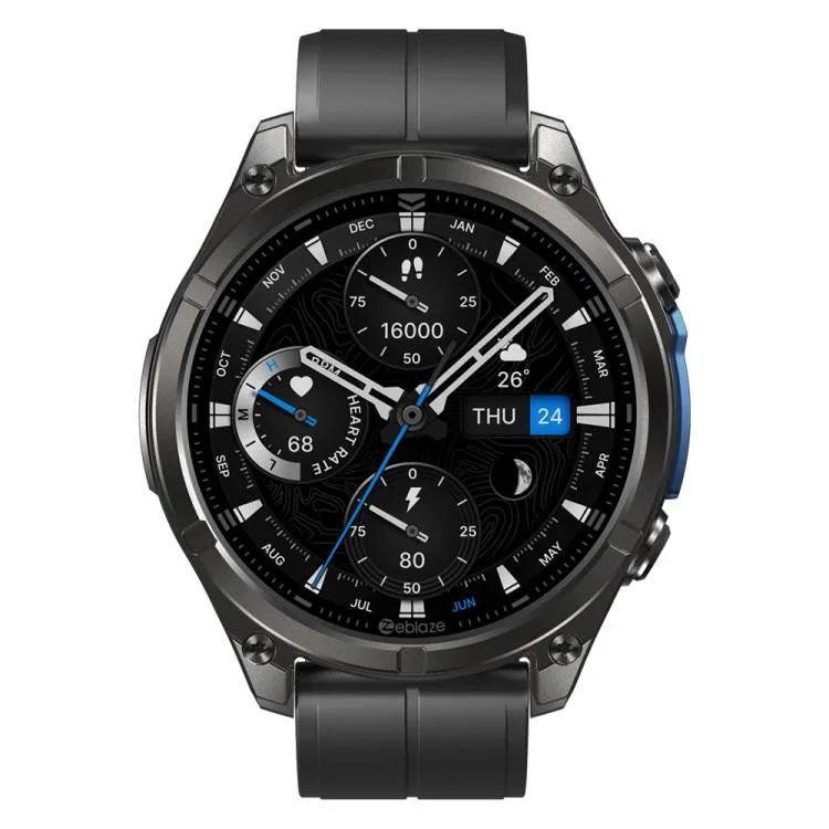 Zeblaze Vibe 8 Rugged Outdoor Smart Watch 1.43 inch Screen 5 ATM & IP69K Built-in Flashlight