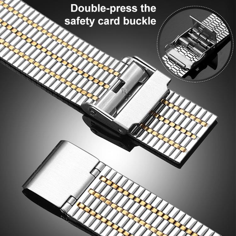 xDfind Seven Beads Buckle Stainless Steel Watch Band, For Garmin Fenix 8 / 7X / 6X / 5X 26mm, For Garmin Fenix 8 / 7 / 6 / 5 22mm