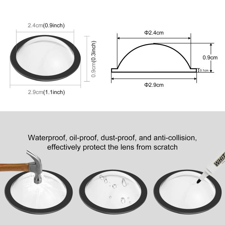 Lens Guard PC Protective Cover Kits for Tesla Cybertruck 2025 / Model Y Juniper 2025 / Model S 2025 / Model 3 2025, For Tesla Cybertruck 2025 / Model Y Juniper 2025 / Model S 2025 / Model 3 2025