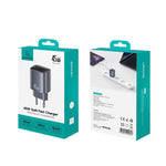 USAMS CC323 T66 45W USB-C / Type-C GaN Fast Charger, EU Plug, CC323