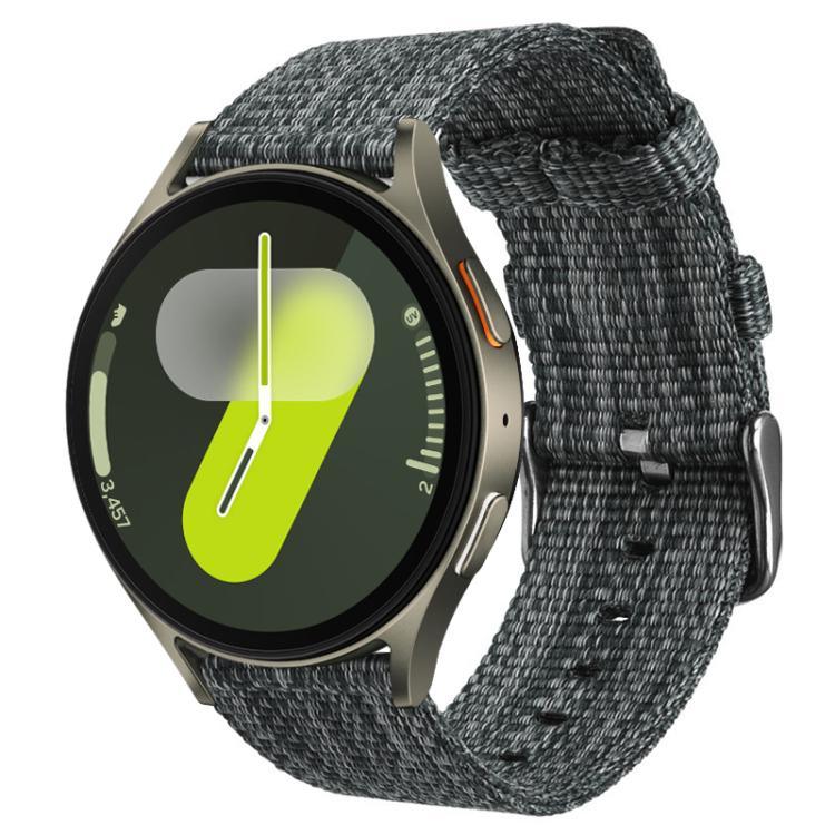 xDfind Nylon Canvas Watch Band, For Samsung Galaxy Watch Ultra / Ultra 2025, For Samsung Galaxy Watch8 / 8 Classic, For Samsung Galaxy Watch 7 / 6 / 5 / FE, For Samsung Galaxy Fit3