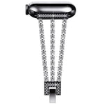 xDfind Three Diamond Metal Watch Band, For Apple Watch 42 / 44 / 45 / 46 / 49mm, For Apple Watch 38 / 40 / 41 / S10 42mm