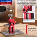 RUITOOL Multifunctional Cabinet Door Installation Locator Aid with Base, Without Drill, With 10mm Drill, With 6/8/10mm Drill