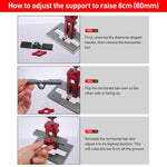 RUITOOL Multifunctional Cabinet Door Installation Locator Aid with Base, Without Drill, With 10mm Drill, With 6/8/10mm Drill