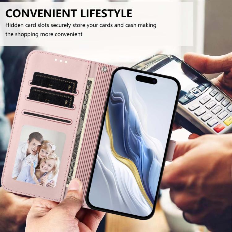 Embossed Heart Cat Leather Phone Case with Hand Strap, For iPhone 15, For iPhone 14 Plus, For iPhone 14 / 13, For iPhone 14 Pro