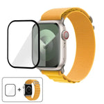 Buckle Loop Nylon Watch Band with 3D Curved Film, For Apple Watch Series 41mm