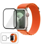 Buckle Loop Nylon Watch Band with 3D Curved Film, For Apple Watch Series 42mm