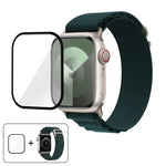 Buckle Loop Nylon Watch Band with 3D Curved Film, For Apple Watch Series 42mm
