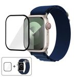 Buckle Loop Nylon Watch Band with 3D Curved Film, For Apple Watch Series 42mm