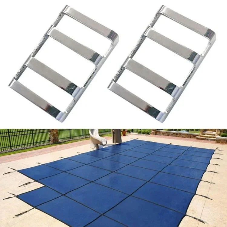 Swimming Pool Mesh Enclosure Stainless Steel Bar Buckle Swimming Pool Safety Cover Fixed Buckle, 3pcs/Pack