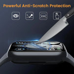 Ocean Silicone Watch Band with 3D Curved Film, For Apple Watch Series 41mm, For Apple Watch Series 38mm, For Apple Watch Series 42mm