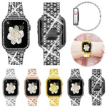 xDfind Bling Diamond Jewelry Metal Watch Band with Case, For Apple Watch Series 10 46mm, For Apple Watch Series 10 42mm, For Apple Watch Series 44mm, For Apple Watch Series 40mm, For Apple Watch Ultra 2 / 1 49mm, For Apple Watch Series 45mm            ...