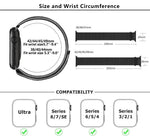 Basic Nylon Loop Watch Band with 3D Curved Film, For Apple Watch Series 40mm, For Apple Watch Ultra 2 / 1 49mm, For Apple Watch Series 45mm