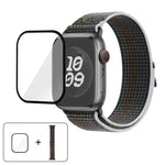 Nylon Loop Watch Band with 3D Curved Film, For Apple Watch Series 10 46mm, For Apple Watch Series 10 42mm, For Apple Watch Series 44mm