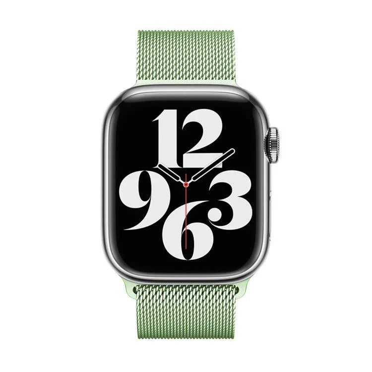 Milanese Stainless Steel Watch Band with 3D Curved Film, For Apple Watch Series 40mm, For Apple Watch Ultra 2 / 1 49mm, For Apple Watch Series 45mm