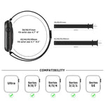 Milanese Stainless Steel Watch Band with 3D Curved Film, For Apple Watch Series 10 46mm, For Apple Watch Series 10 42mm, For Apple Watch Series 44mm