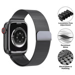 Milanese Stainless Steel Watch Band with 3D Curved Film, For Apple Watch Series 10 46mm, For Apple Watch Series 10 42mm, For Apple Watch Series 44mm