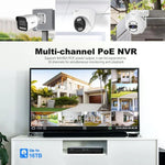 SriHome NVS005-POE065 3MP HD 4-CH POE Camera Network Video Recorder Kit, 3MP 4-CH