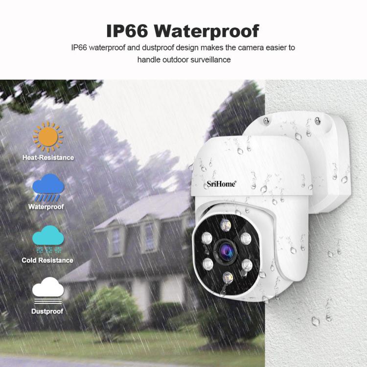 SriHome NVS005-POE030 3MP HD 4-CH POE Camera Network Video Recorder Kit, 3MP 4-CH