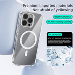 ABEEL MagSafe Magnetic Color Ring Anti-scratch Transparent Phone Case, For iPhone 13 Pro Max, For iPhone 13 Pro, For iPhone 13