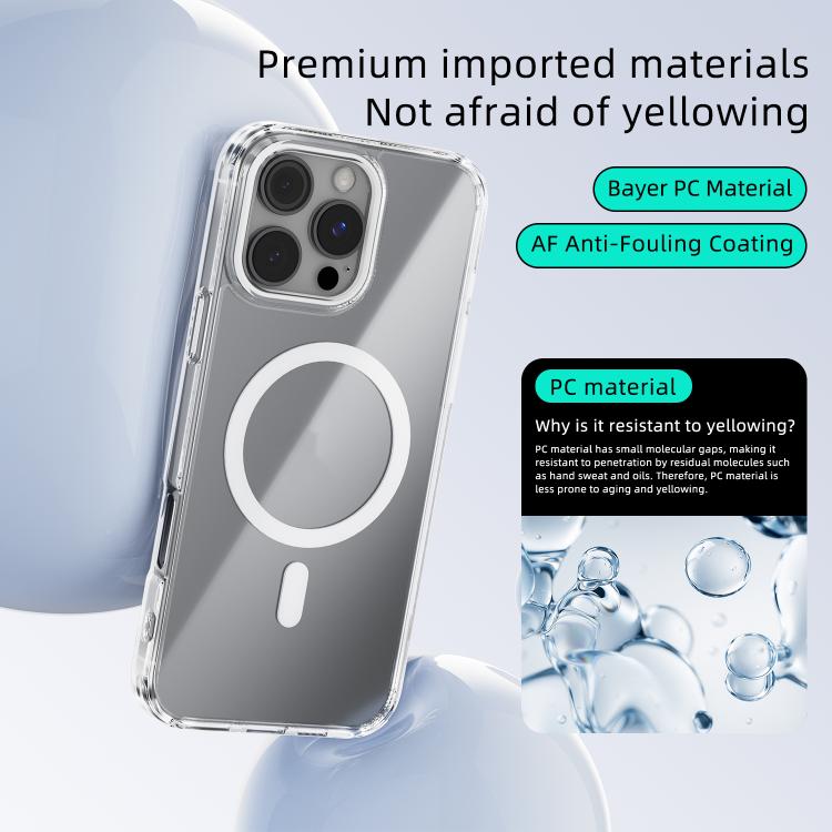 ABEEL MagSafe Magnetic Color Ring Anti-scratch Transparent Phone Case, For iPhone 13 Pro Max, For iPhone 13 Pro, For iPhone 13