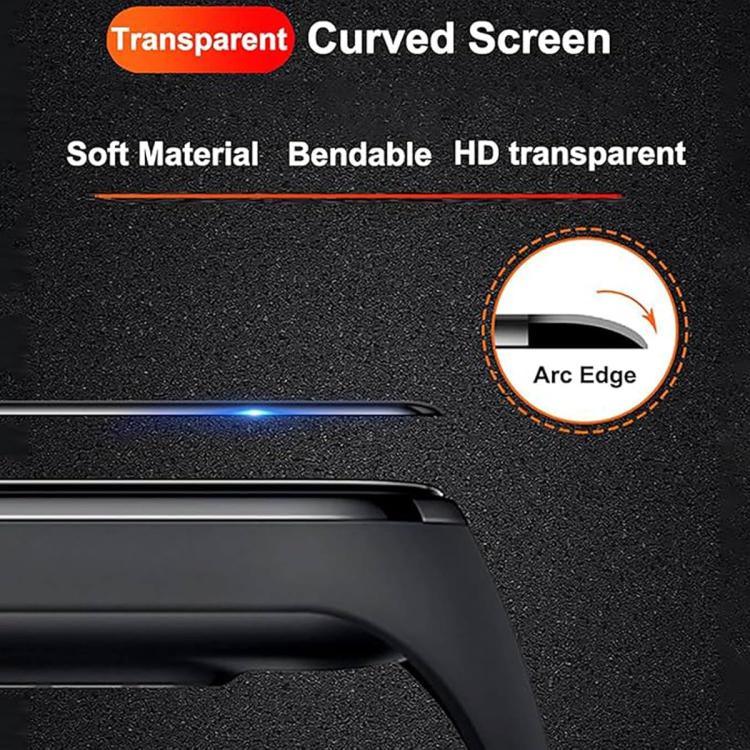 Butterfly Buckle Silicone Watch Band with 3D Curved Film, For Google Pixel Watch 3 45mm, For Google Pixel Watch 3 41mm, For Google Pixel Watch 2, For Google Pixel Watch