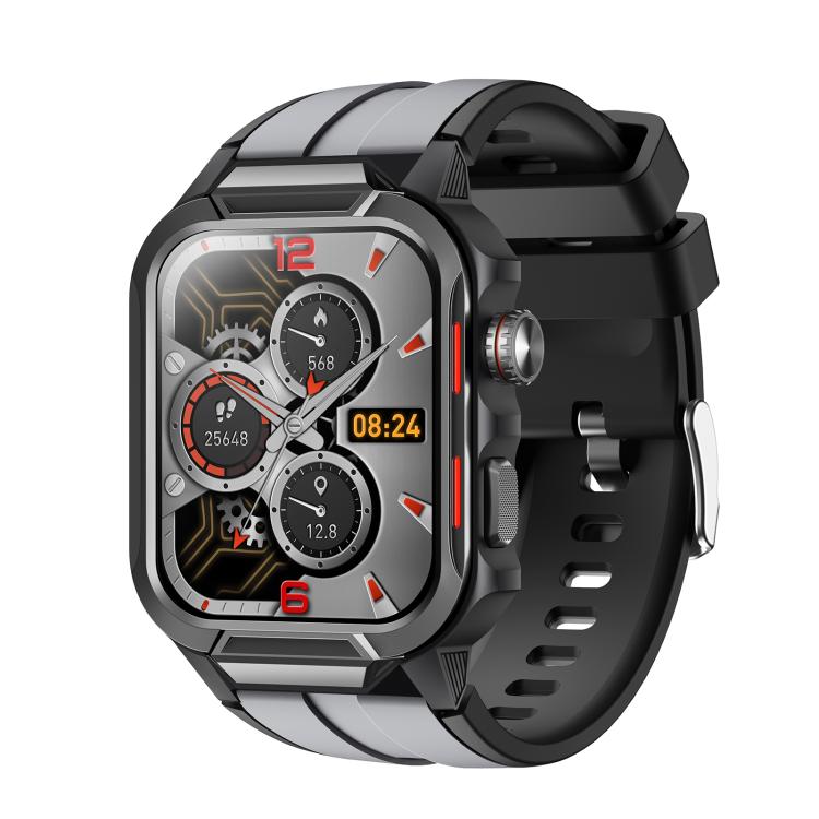 GTS9 1.96 inch TFT Screen Outdoor Rugged Smart Watch 3ATM Waterproof