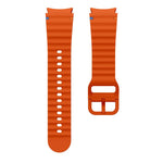Wave Stitching Silicone Watch Band with 3D Curved Film, For Samsung Galaxy Watch6 44mm, For Samsung Galaxy Watch6 40mm, For Samsung Galaxy Watch6 Classic 43mm, For Samsung Galaxy Watch5 44mm