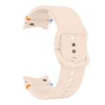 Plain Stitching Silicone Watch Band with 3D Curved Film, For Samsung Galaxy Watch FE 40mm, For Samsung Galaxy Watch7 44mm, For Samsung Galaxy Watch7 40mm, For Samsung Galaxy Watch6 Classic 47mm