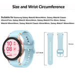 Plain Stitching Silicone Watch Band with 3D Curved Film, For Samsung Galaxy Watch6 44mm, For Samsung Galaxy Watch6 40mm, For Samsung Galaxy Watch6 Classic 43mm, For Samsung Galaxy Watch5 44mm