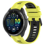 xDfind Two Color Silicone Watch Band, For Garmin Forerunner 965