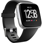 For Fitbit Versa 2 / Versa / Versa Lite xDfind Flat Holes Solid Color Silicone Watch Band, S, L