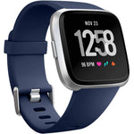 For Fitbit Versa 2 / Versa / Versa Lite xDfind Flat Holes Solid Color Silicone Watch Band, S, L