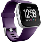 For Fitbit Versa 2 / Versa / Versa Lite xDfind Flat Holes Solid Color Silicone Watch Band, S, L