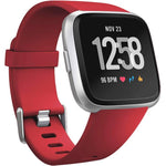 For Fitbit Versa 2 / Versa / Versa Lite xDfind Flat Holes Solid Color Silicone Watch Band, S, L