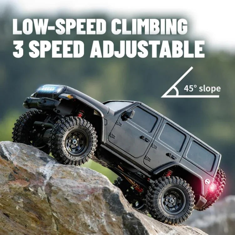JJR/C C8801 Pro Black Warrior Edition Wrangler Simulation Climbing Remote Control Car
