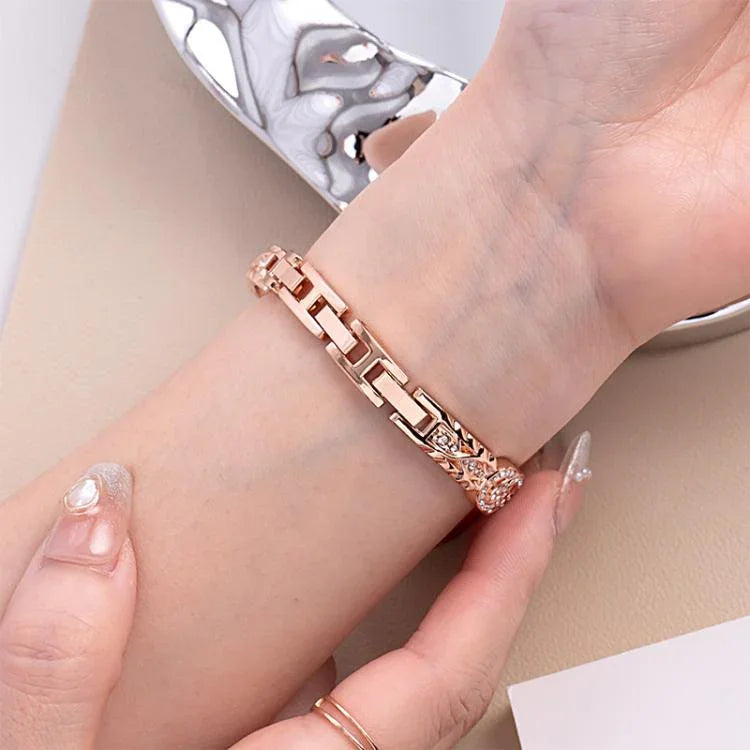 xDfind Thin Bracelet Diamond Metal Stainless Steel Watch Band, For Apple Watch 42 / 44 / 45 / 46 / 49mm, For Apple Watch 38 / 40 / 41 / S10 42mm