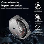 xDfind Graduated Style Tempered Film Integrated PC Watch Protective Cover, For Huawei Watch GT 5 Pro 46mm, For Huawei Watch GT 5 Pro 42mm