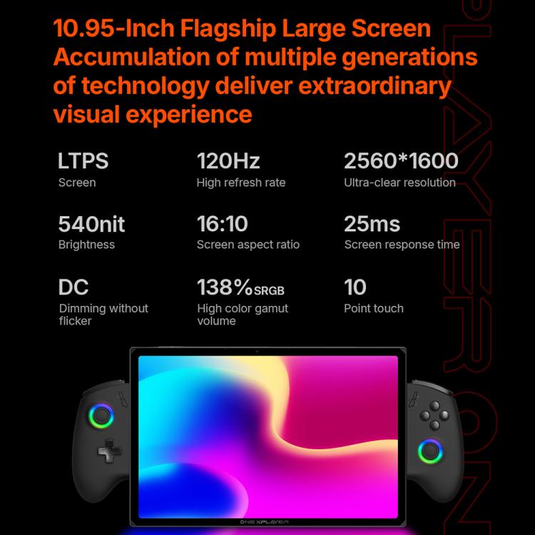 ONE-NETBOOK OneXPlayer X1 Air 10.95 inch Handheld Game Console, Windows 11 Intel Core Ultra 5 228V, 32GB+512GB, 32GB+1TB
