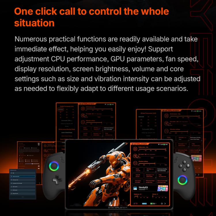 ONE-NETBOOK OneXPlayer X1 Air 10.95 inch Handheld Game Console, Windows 11 Intel Core Ultra 5 228V, 32GB+512GB, 32GB+1TB
