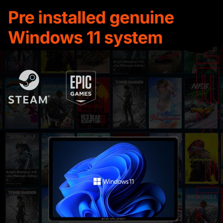 ONE-NETBOOK OneXPlayer X1 Air 10.95 inch Handheld Game Console, Windows 11 Intel Core Ultra 5 228V, 32GB+512GB, 32GB+1TB