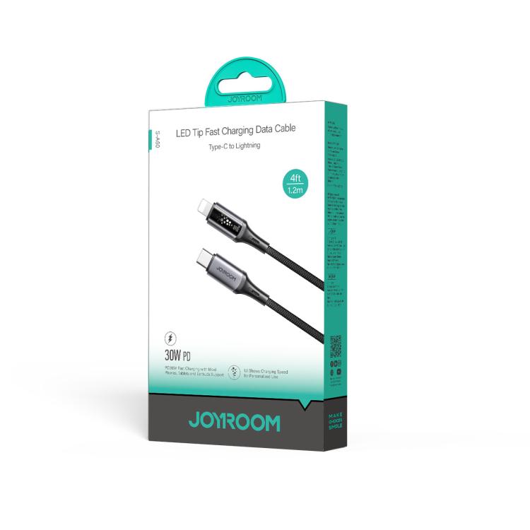 JOYROOM S-A60 StarTalk Series 30W Type-C to 8 Pin Fast Charging Data Cable, Length: 1.2m, Type-C to 8 Pin